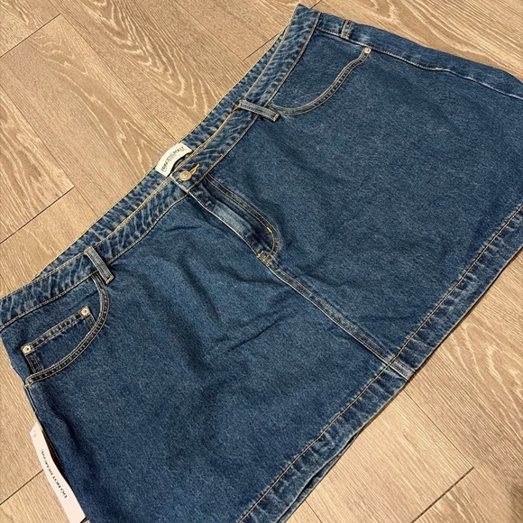 Princess Polly Dresses & Skirts - Princess Polly Blue Denim Mini Skirt